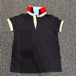Jacadi Polo Shirt with Red and Blue Collar boys size 8